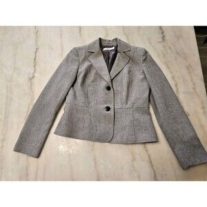 Kasper Women’s Mocha Brown Polyester Blend Blazer, Small MSRP $280.